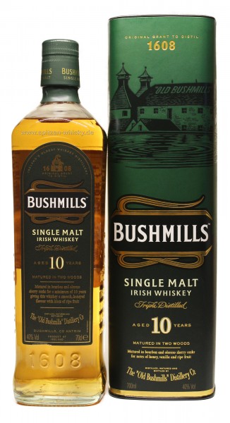 Bushmills 10 Jahre 40% 0,7l