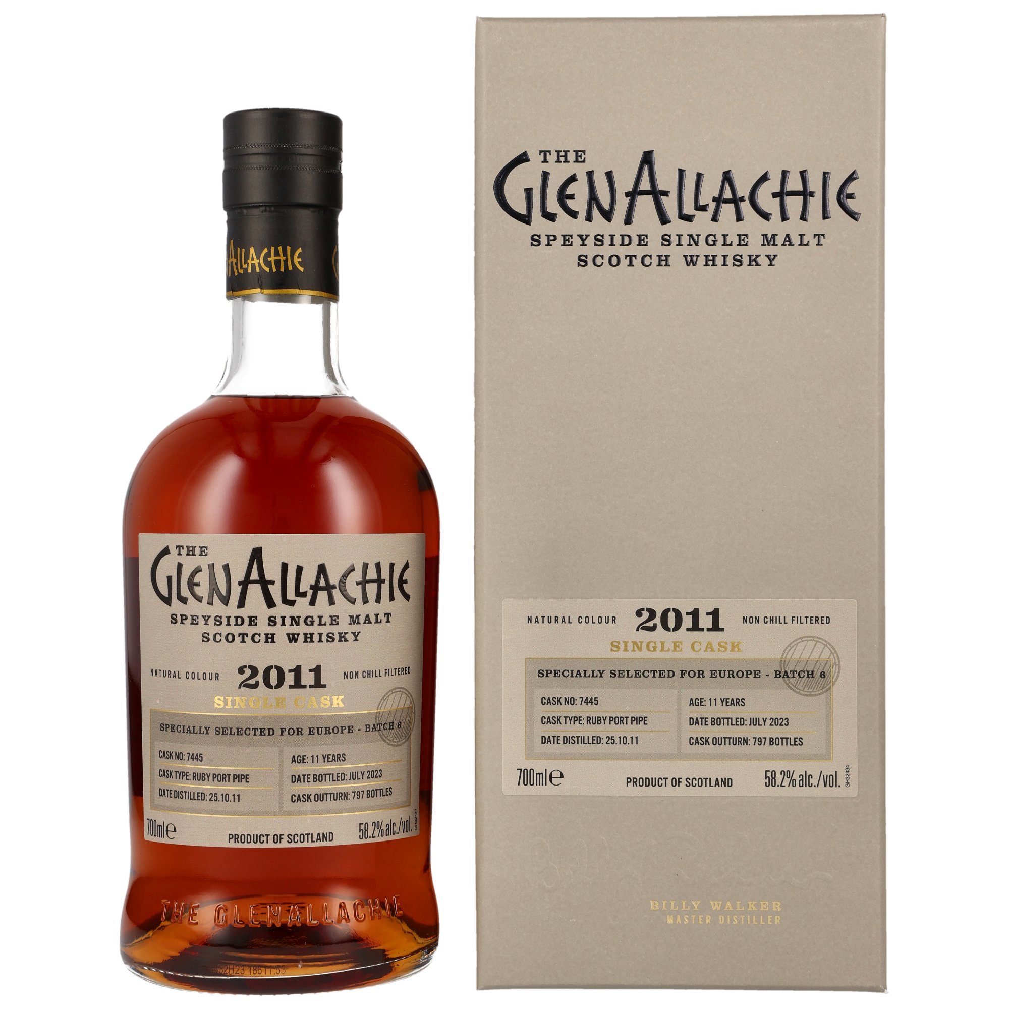 Glenallachie 2011 - 2023 Cask 7445 Ruby Port Pipe | Spitzen-Whisky.de der  Whisky-Shop für Single Malt Whisky zu günstigen Preisen