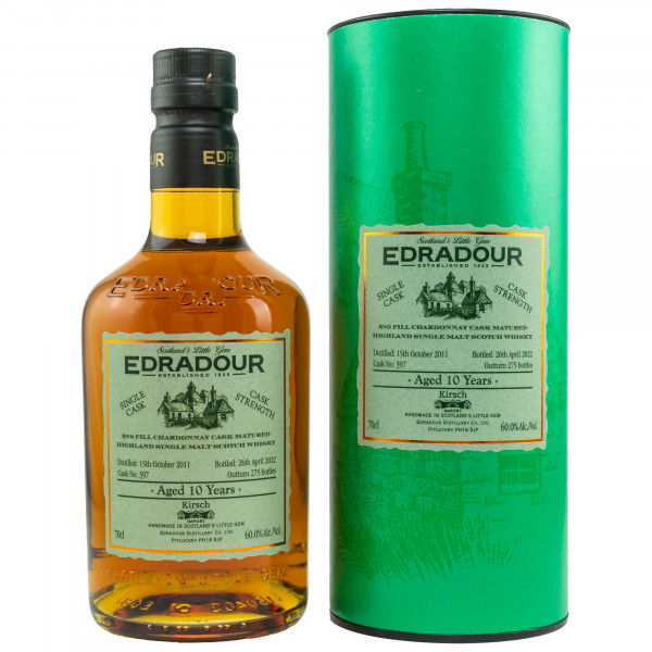 Edradour 10 Jahre 2011 - 2022 Chardonnay Cask 397 60% 0,7l