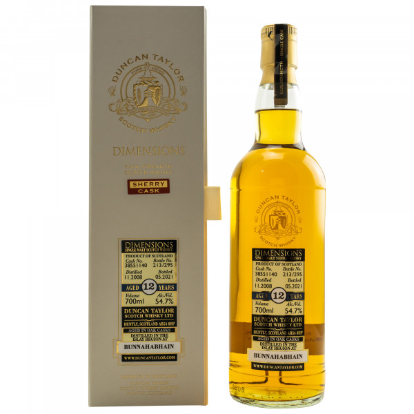 Bunnahabhain 12 Jahre 2008 - 2021 Duncan Taylor