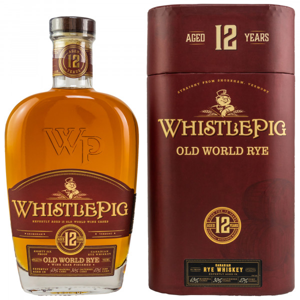 WhistlePig 12 Jahre Straigth Rye Whiskey 43% 0,7l