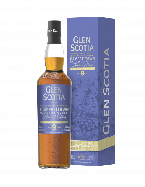 Glen Scotia 9 Jahre Campbeltown Malts Festival 2024 Fino Sherry Finish