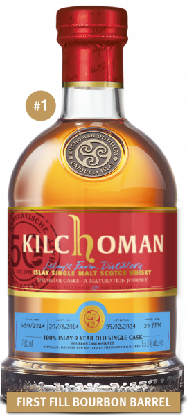 Kilchoman 100% Islay 9 Jahre Sister Cask 650/2014