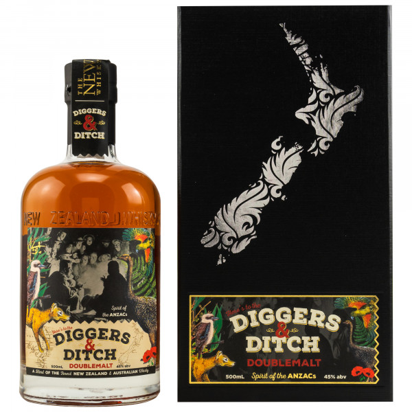 Diggers & Ditch Double Malt Blend The New Zealand Whisky Collection