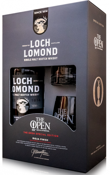Loch Lomond The Open Special Edition 2023 Rioja Finish GePa mit 2 Gläsern 46% 0,7l
