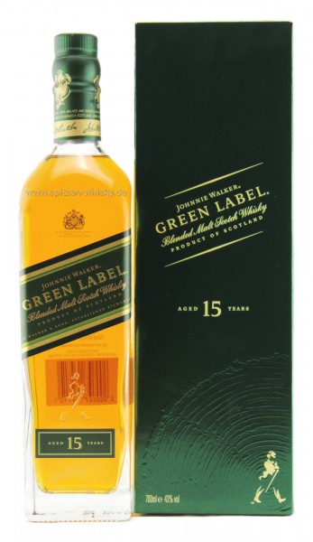 Johnnie Walker Green Label 15 Jahre 43% 0,7l