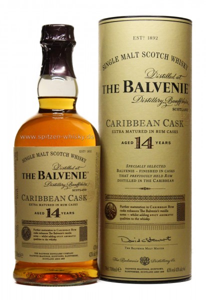 Balvenie 14 Jahre Caribbean Cask 43% 0,7l