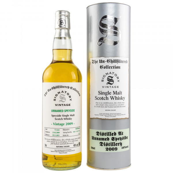 Unnamed Speyside 12 Jahre 2009 - 2021 Cask DRU17/A197#6 Signatory Vintage