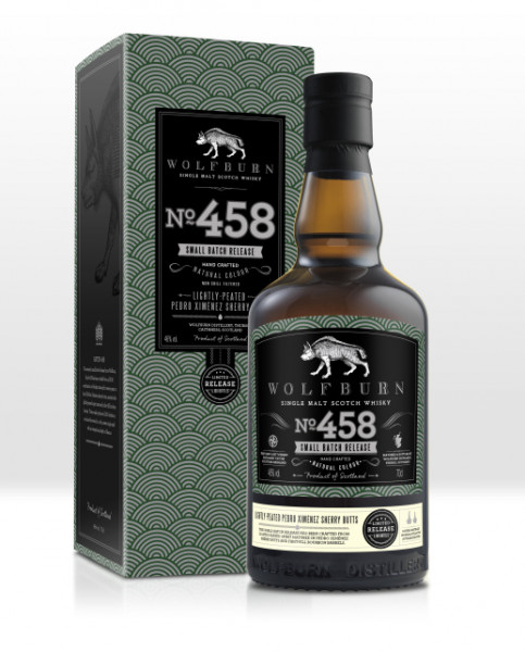 Wolfburn No. 458 Small Batch Release Lightly Peated