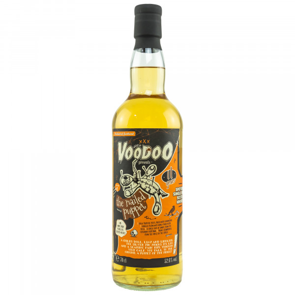 Whisky of Voodoo - The Nailed Puppet - Lightly Peated - Speyside Single Malt 52,6% 0,7l