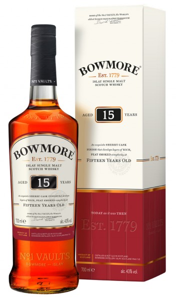 Bowmore 15 Jahre 43% 0,7l