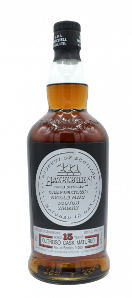 Hazelburn 15 Jahre Sherry Wood Limited Edition 2022 Release 54,2% 0,7l