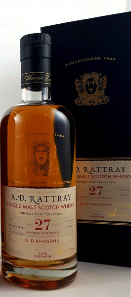Old Rhosdhu 27 Jahre  1994 - 2021 Vintage Cask Collection A.D. Rattray