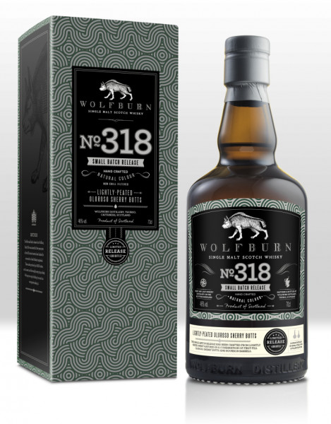 Wolfburn No. 318 Small Batch Release Lightly Peated