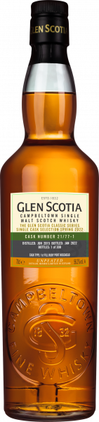 Glen Scotia 2015 - 2022 1st Fill Ruby Port Hogshead #21/77-1