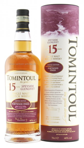 Tomintoul 15 Jahre Port Wood 46% 0,7l