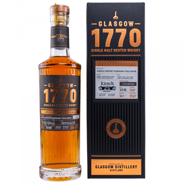 Glasgow 1770 Limited Edition Release 2017 - 2021 Peated 61,5% 0,5l